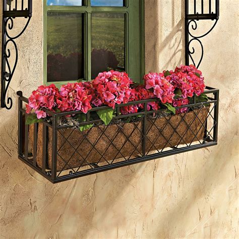 Large Wrought Iron Window Boxes 